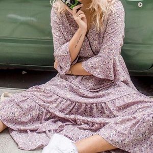 Looking to buy lavender dream midi dress